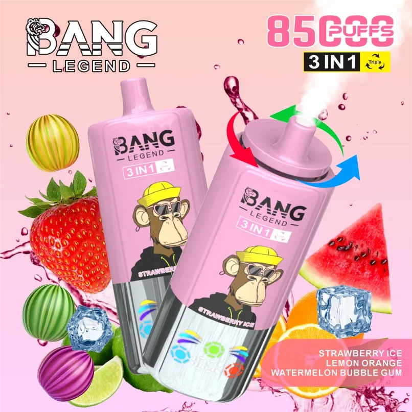 Bang 85000 Puffs 85K Legend 3-in-1 Flavors Switching Wholesale Vape