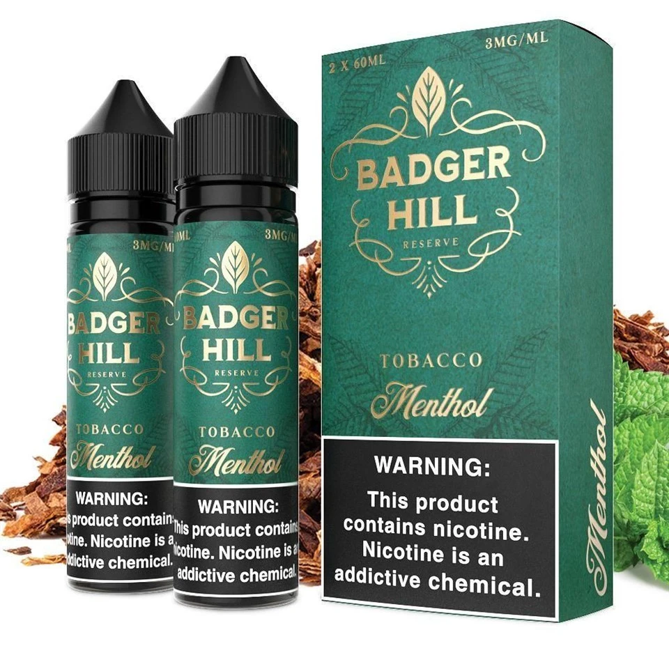 Menthol von Badger Hill Reserve 120 ml