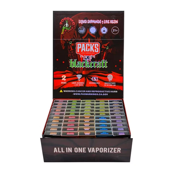 Packs X Black Craft 2g Disposable Vape Pen