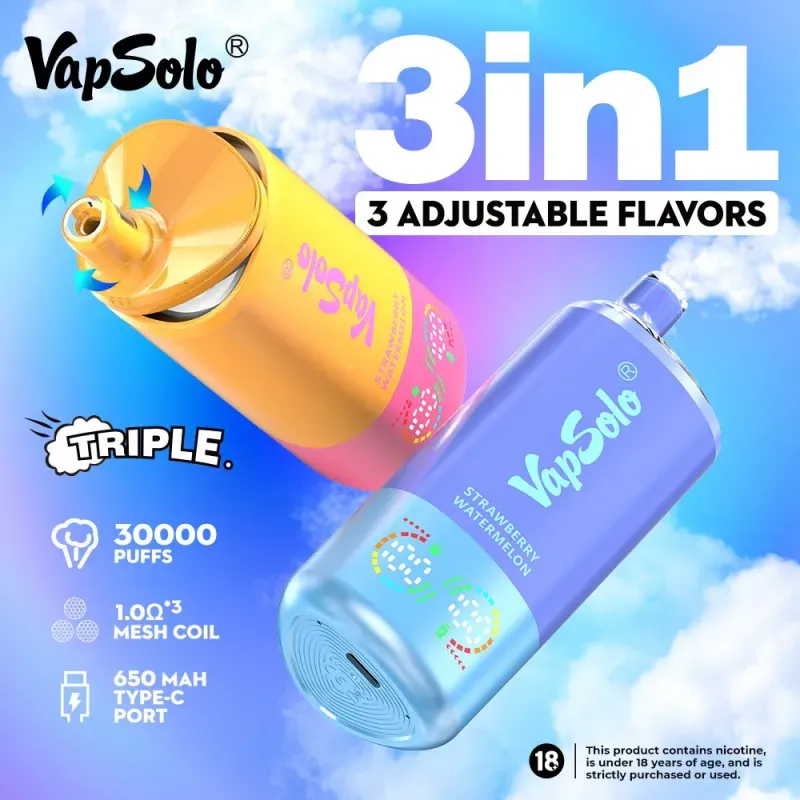 Testbericht zum Vapsolo Triple 30000 Puffs: Ein ehrlicher, datengestützter-Bl...