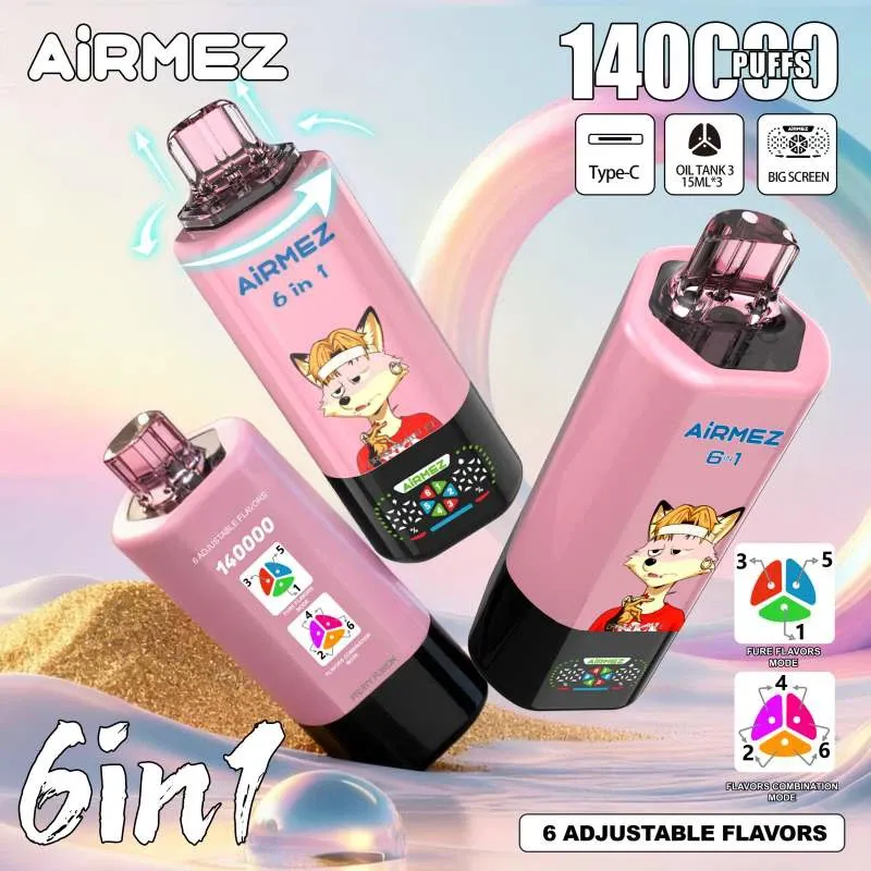 Airmez 140K Puffs 140000 6 in 1 Einweg-Vaporizer